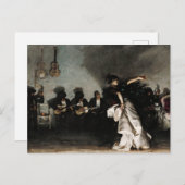 El Jaleo von John Singer Sargent Einladungspostkarte (Vorne/Hinten)