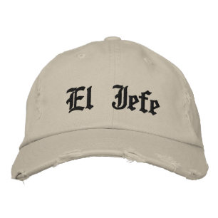 El Jefe Bestickte Baseballkappe
