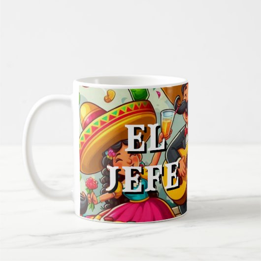 El Jefe "Der Chef" Fiesta Kaffeetasse (Links)