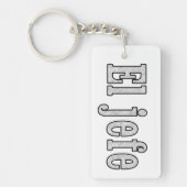 El jefe ist der Boss Schlüsselanhänger (Vorderseite)