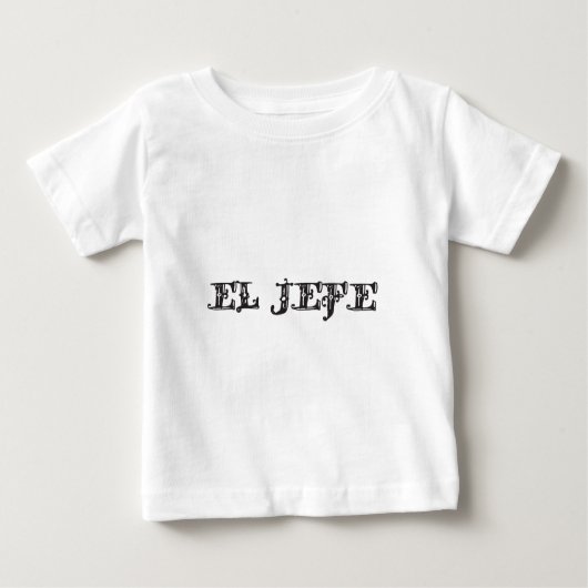 El Jefe Logo Vaquero Cowboy Baby T-shirt (Vorderseite)