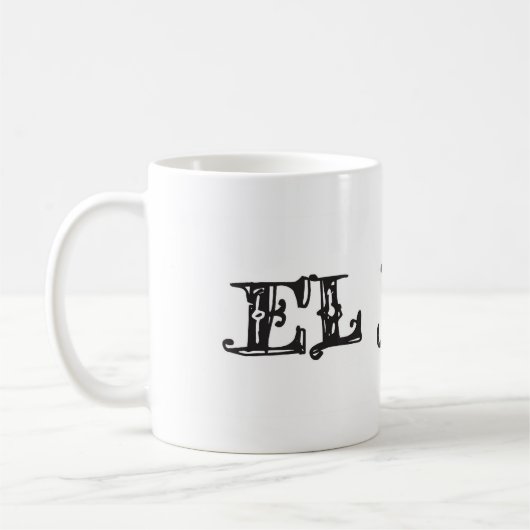 EL Jefe Material "des Chefs" Kaffeetasse (Links)