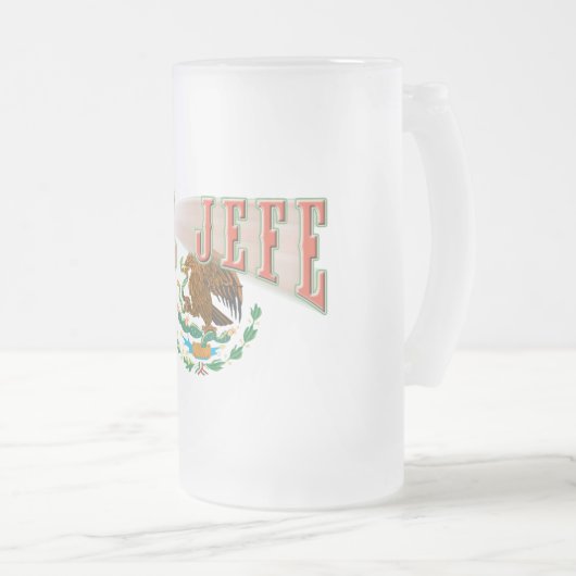 EL Jefe Mattglas Bierglas (VorderseiteRechts)