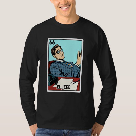 El Jefe Shirt Men Mexican Lottery Dia De Los Muert (Vorderseite)