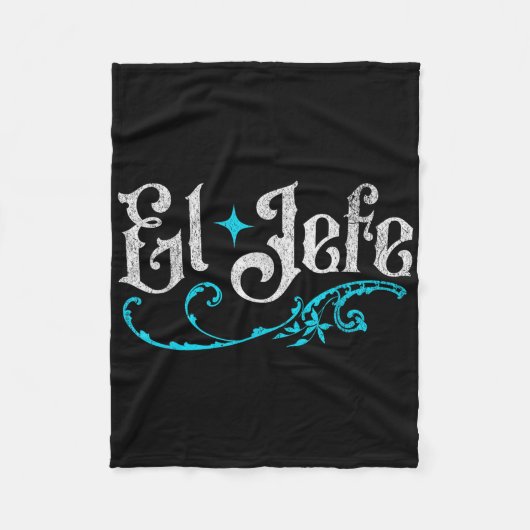 El Jefe The Boss Funny Cinco De Mayo Fleecedecke (Vorderseite)
