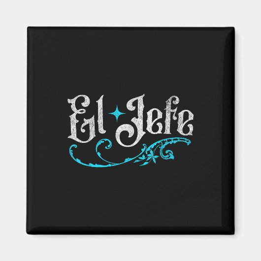 El Jefe The Boss Funny Cinco De Mayo Magnet (Vorne)