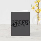 El Jefe The Boss In Spanish Funny Mexican Quote Karte (Gelbe Blume)