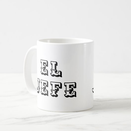 El Jefe "The Boss" Kaffeetasse (Vorderseite Links)
