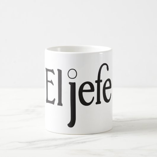 El jefe "The Boss" Kaffeetasse (Mittel)