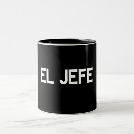 EL Jefe Zweifarbige Tasse (Mittel)