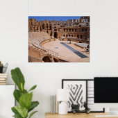 El Jem Ancient Colosseum Amphitheater Tunesien Poster (Heimbüro)