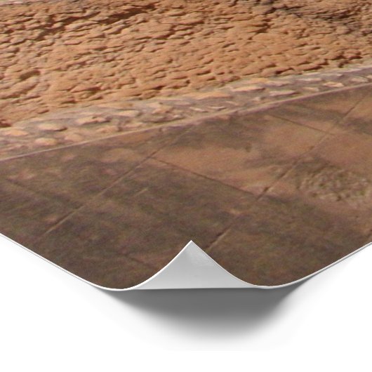 El Jem Ancient Colosseum Amphitheater Tunesien Poster (Ecke)