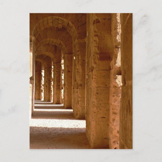 El Jem, Tunesien Postkarte (Vorderseite)