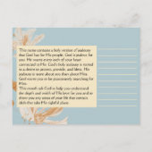 El Kanna | Namen Gottes Gottesfürchtige Schrift Postkarte (Rückseite)