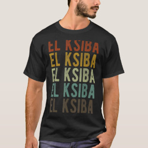 El Ksiba Stadt Marokko Retro T-Shirt