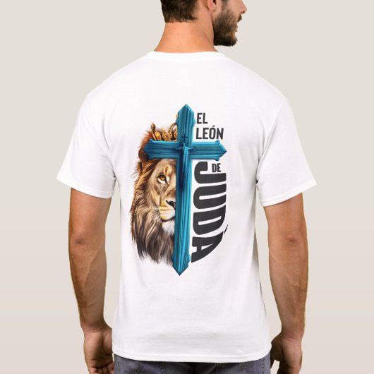 el león de judá T-Shirt (Rückseite)