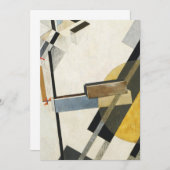 El Lissitzky Proun 19D Einladung (Vorne/Hinten)