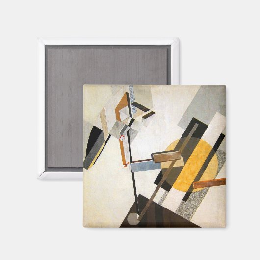 El Lissitzky Proun 19D Magnet (Vorderseite/Rückseite)
