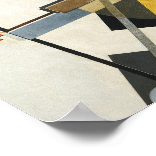 El Lissitzky Proun 19D Poster (Ecke)