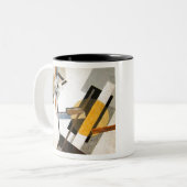 El Lissitzky Proun 19D Zweifarbige Tasse (Vorderseite Links)