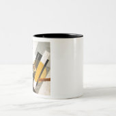 El Lissitzky Proun 19D Zweifarbige Tasse (Mittel)