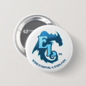EL-Logo - Blauer Knopf Button (Vorne & Hinten)
