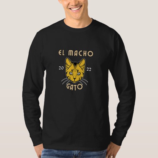 El Macho Gato Cat Kitty 1 T-Shirt (Vorderseite)