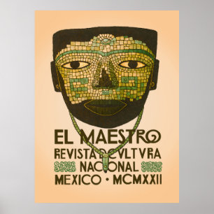 El Maestro Cactus Prints   Mexikanische Botanische Poster