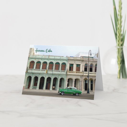 El Malecón, Havanna, Kuba - Karte (Vorderseite)