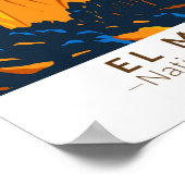 El Malpais National Monument New Mexico Vintag Poster (Ecke)