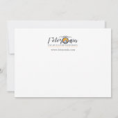 El Malpais, New Mexico Landschaftsfotokarte Karte (Rückseite)