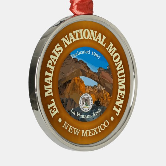 El Malpais (NM) Ornament Aus Metall (Rechts)