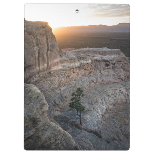 El Malpais Sandstone Bluffs Klemmbrett (Rückseite)