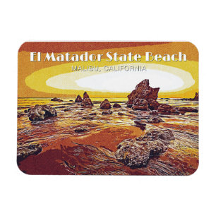 El Matador Staat Beach Magnet