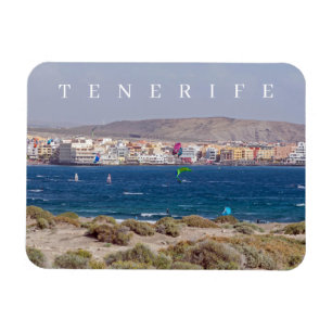 El Médano Blick Teneriffa Kühlschrankmagnet Magnet