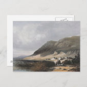 El-Mejdel mit Gravur von Jean Jacottet; Postkarte (Vorne/Hinten)