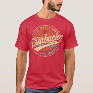 El Mejor Bisabuelo Del Mundo Men Retro Vintag Dec T-Shirt