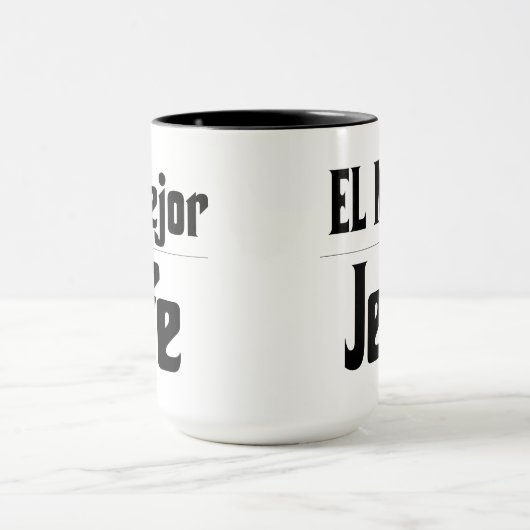 El Mejor Jefe Coffee Tasse (Zentrum)