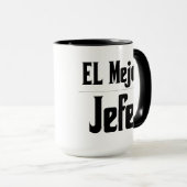 El Mejor Jefe Coffee Tasse (VorderseiteRechts)