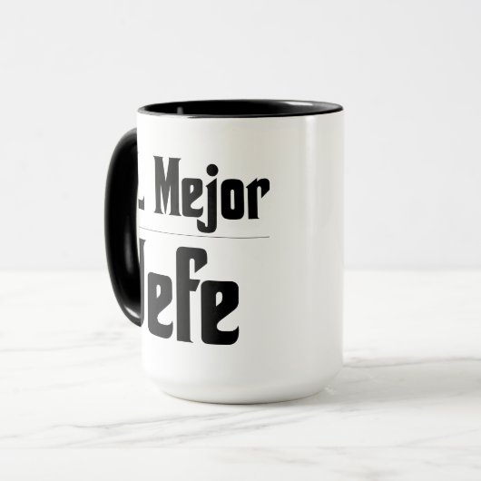 El Mejor Jefe Coffee Tasse (Vorderseite Links)