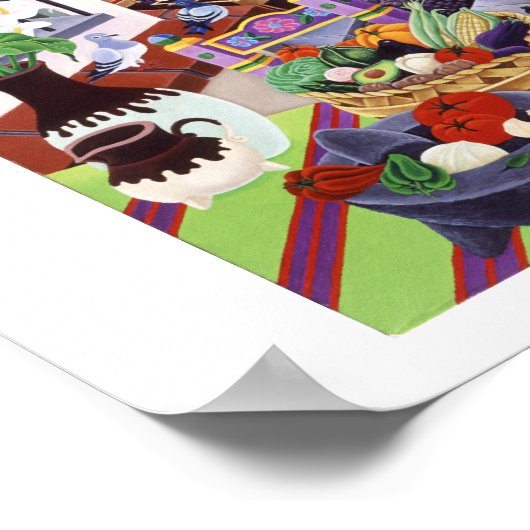 El Mercado Poster (Ecke)