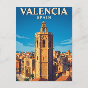 El Micalet Spanien Postkarte