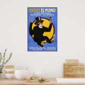 El Mono Zigaretten Vintage Poster Drucke (Küche)