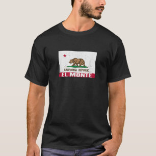El Monte California Flag CA Republik Spanien T T-Shirt