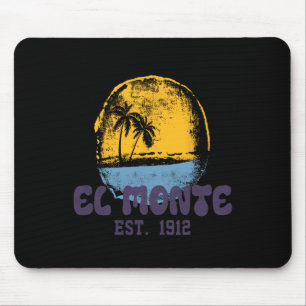 El Monte California Retro Surfer Vintage Strand Fü Mousepad