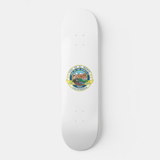 El Monte (Kalifornien) City Siegel Skateboard (Vorderseite)