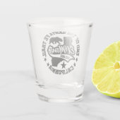 El Monte, Kalifornien Schnapsglas (Rückseite)
