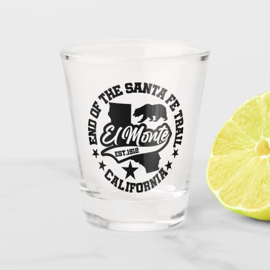 El Monte, Kalifornien Schnapsglas (Vorderseite)
