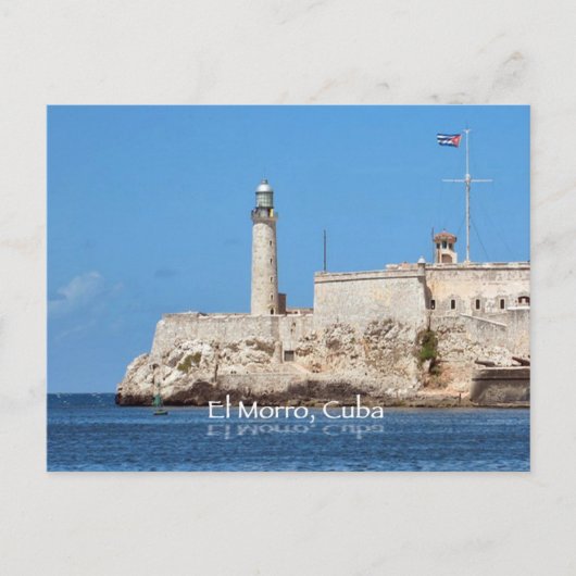 El Morro Castle, Kuba Postkarte (Vorderseite)