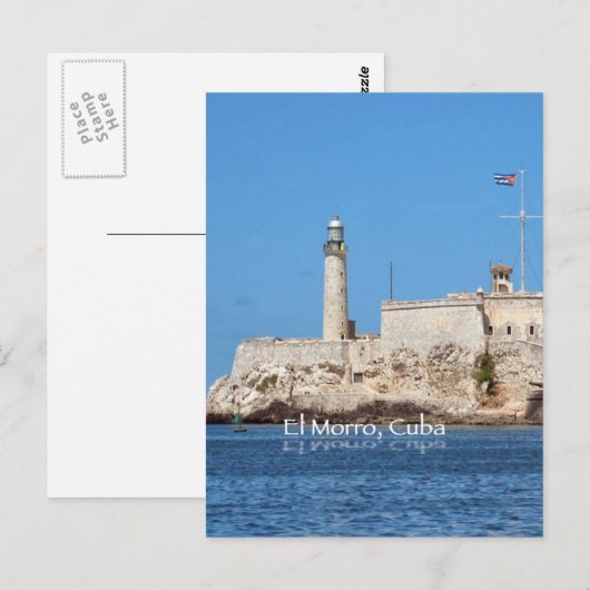 El Morro Castle, Kuba Postkarte (Vorne/Hinten)